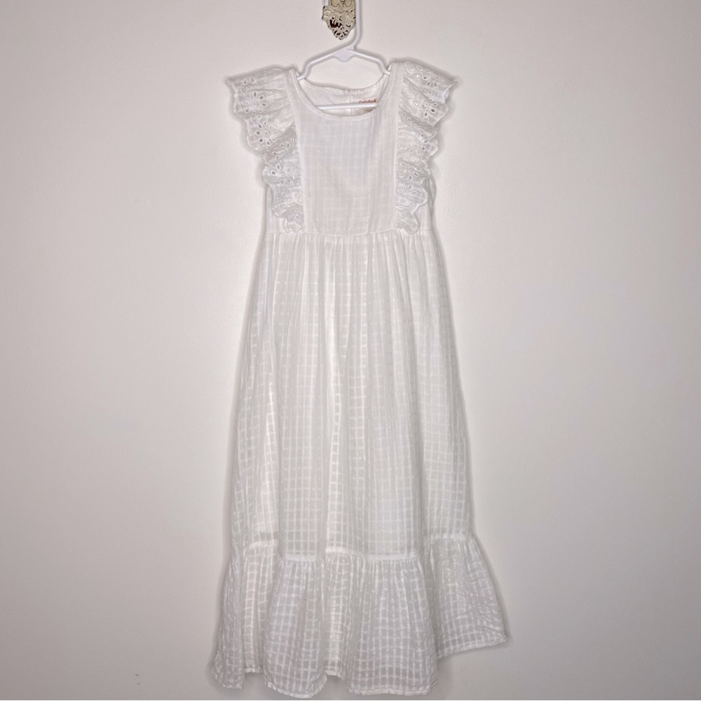 Little Girls White Sundress